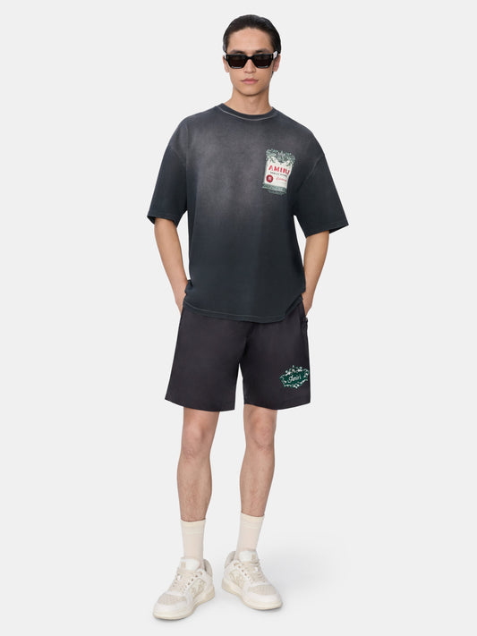 CHATEAU STAMP OVERSIZED TEE - Black