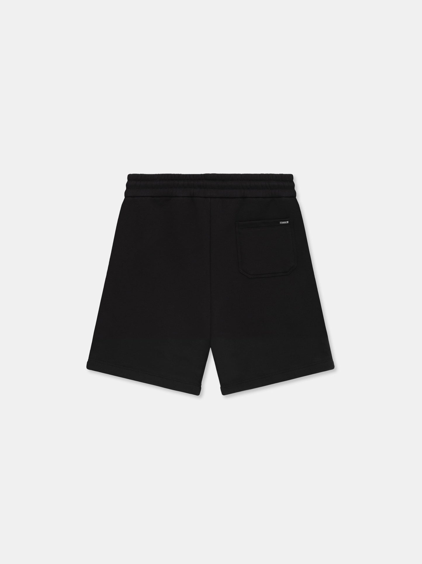 RELAXED PULL ON SWEATSHORT - BLACK