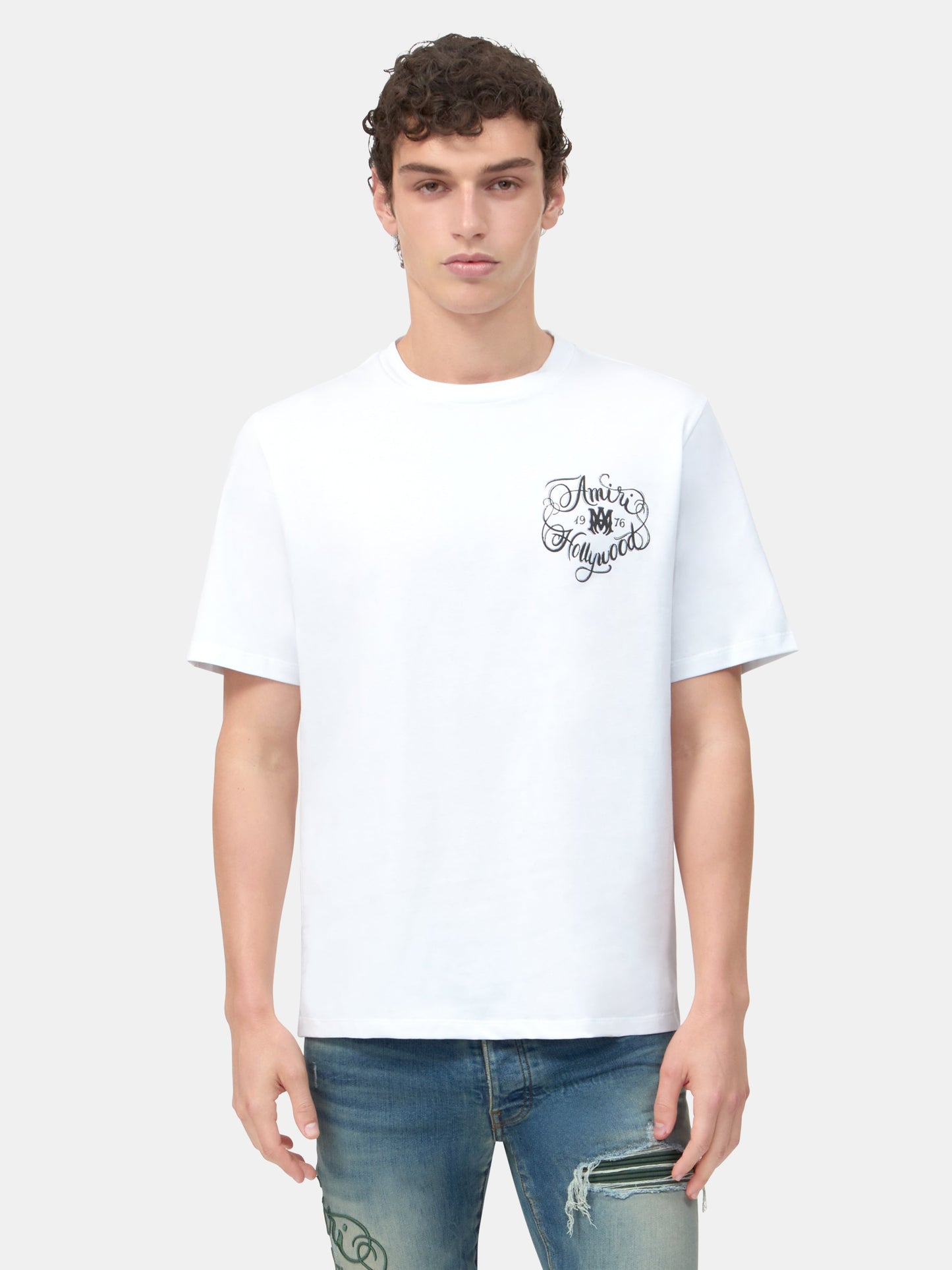 AMIRI HOLLYWOOD TEE - White