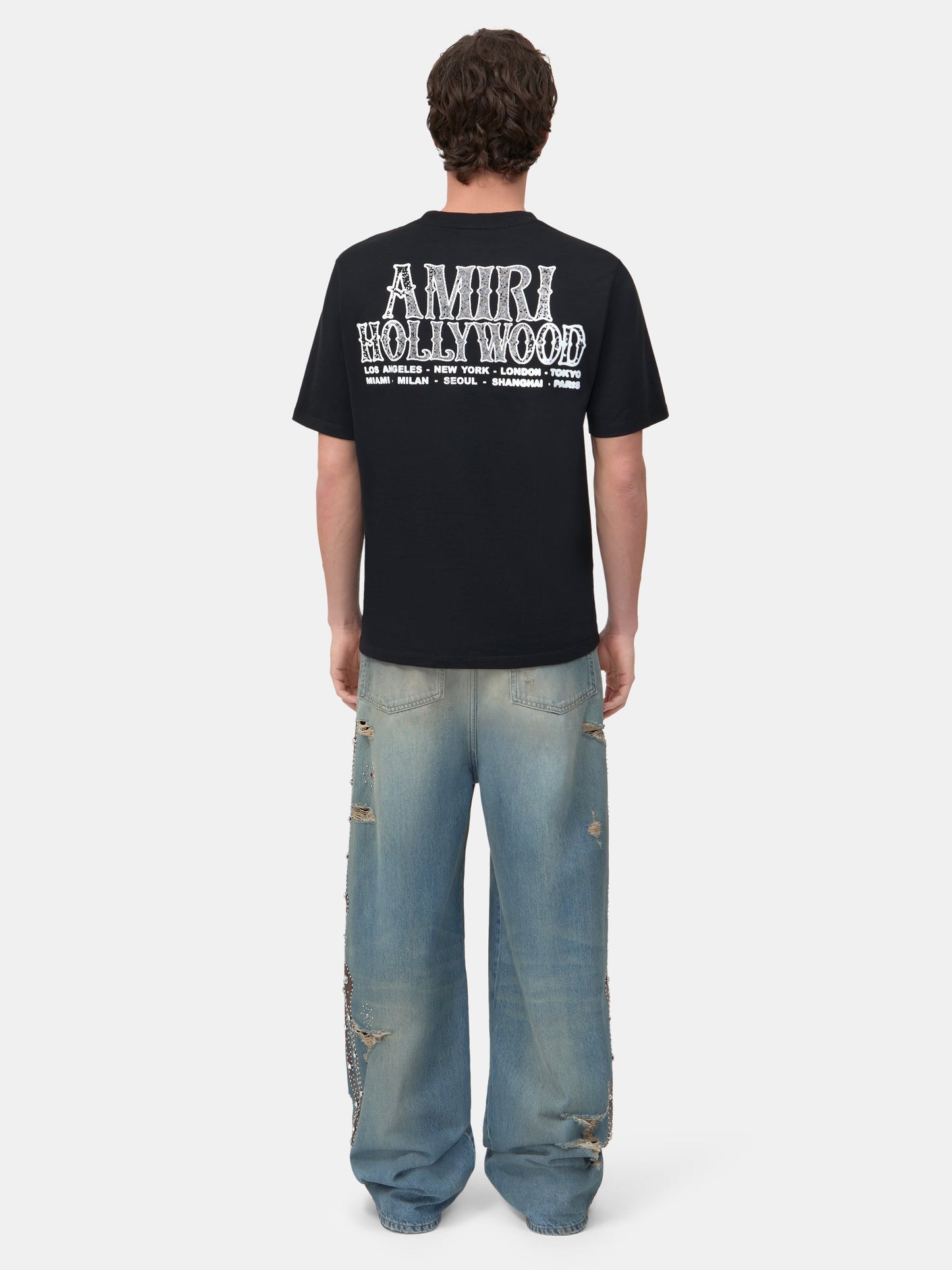AMIRI HOLLYWOOD CITY TEE - Black