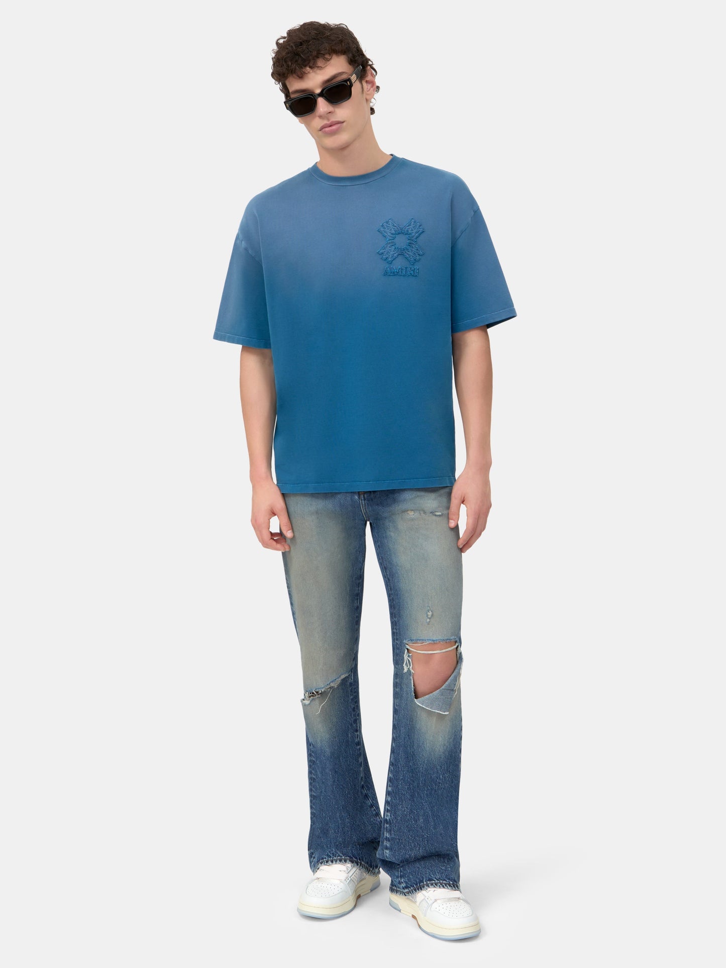 MA QUAD OVERSIZED TEE - Dark Indigo
