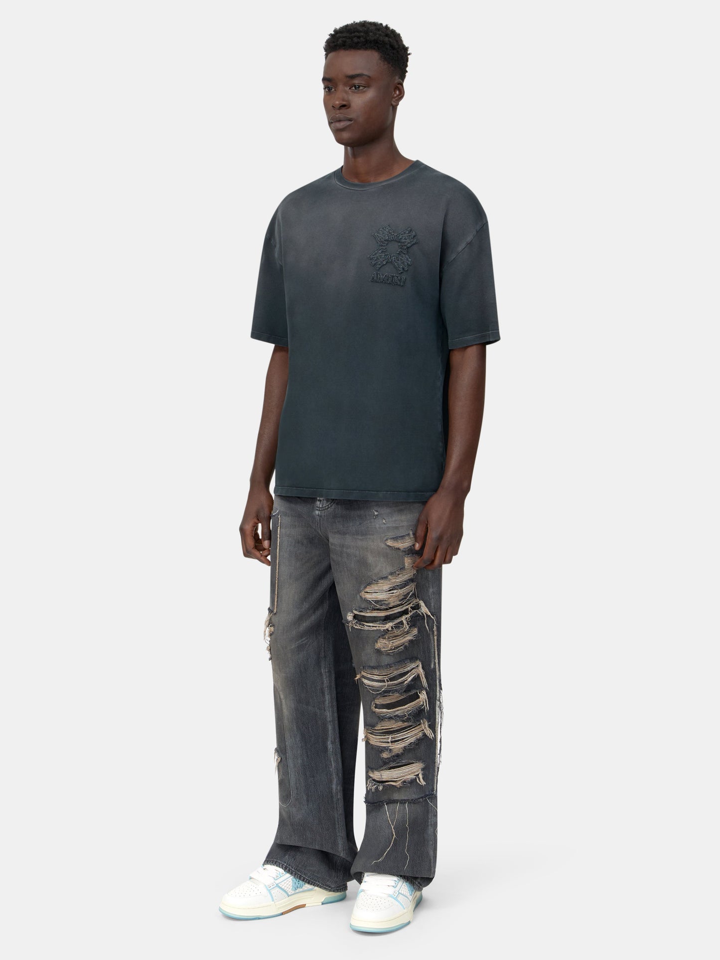 MA QUAD OVERSIZED TEE - Black