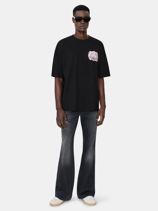 CHATEAU SKETCH OVERSIZED TEE - Black