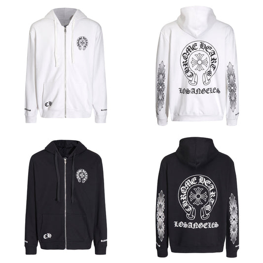 Chrome Hearts New Zip Up Hoodie 5009